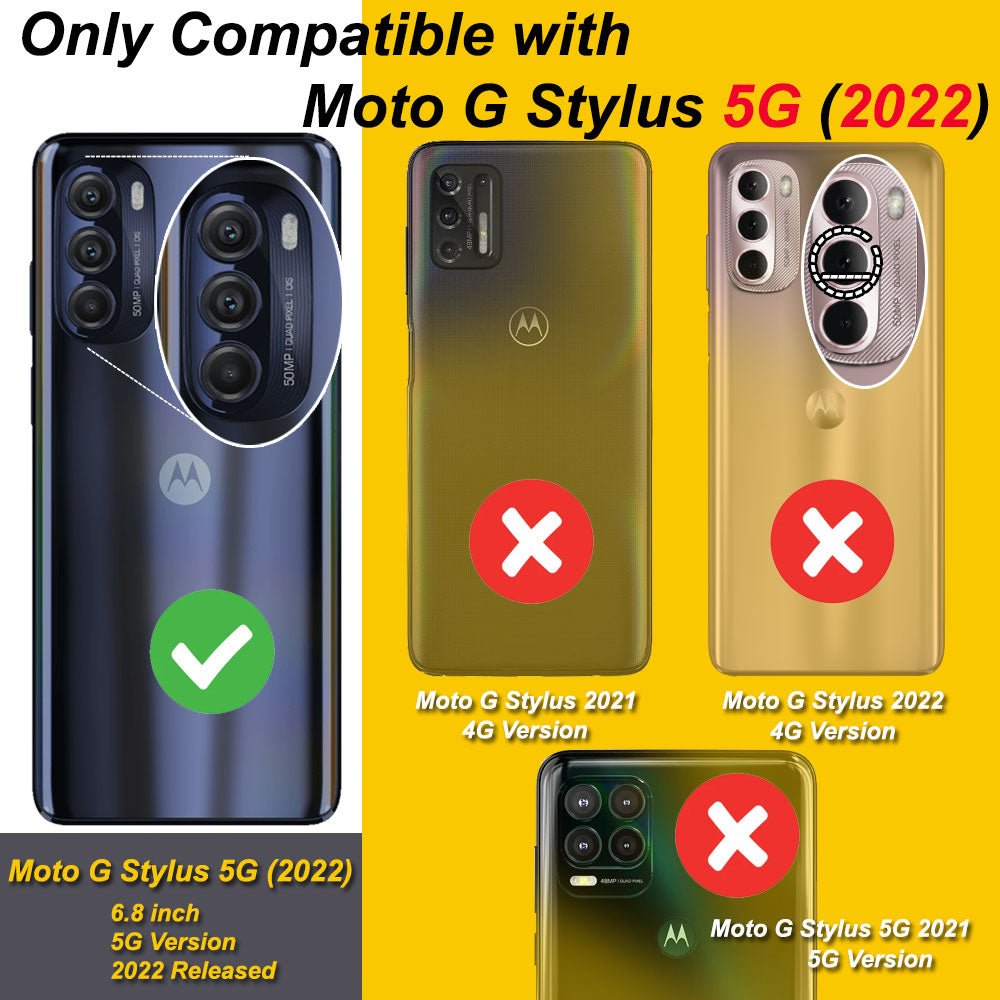 Louis Vuitton Monogram x Supreme Logo Motorola Moto G Stylus 5G (2022)  Clear Case